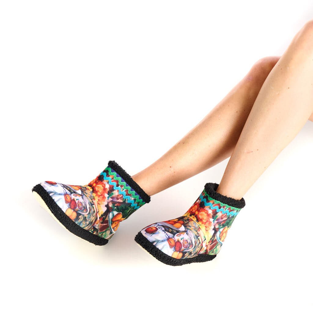 Chaussons nature morte