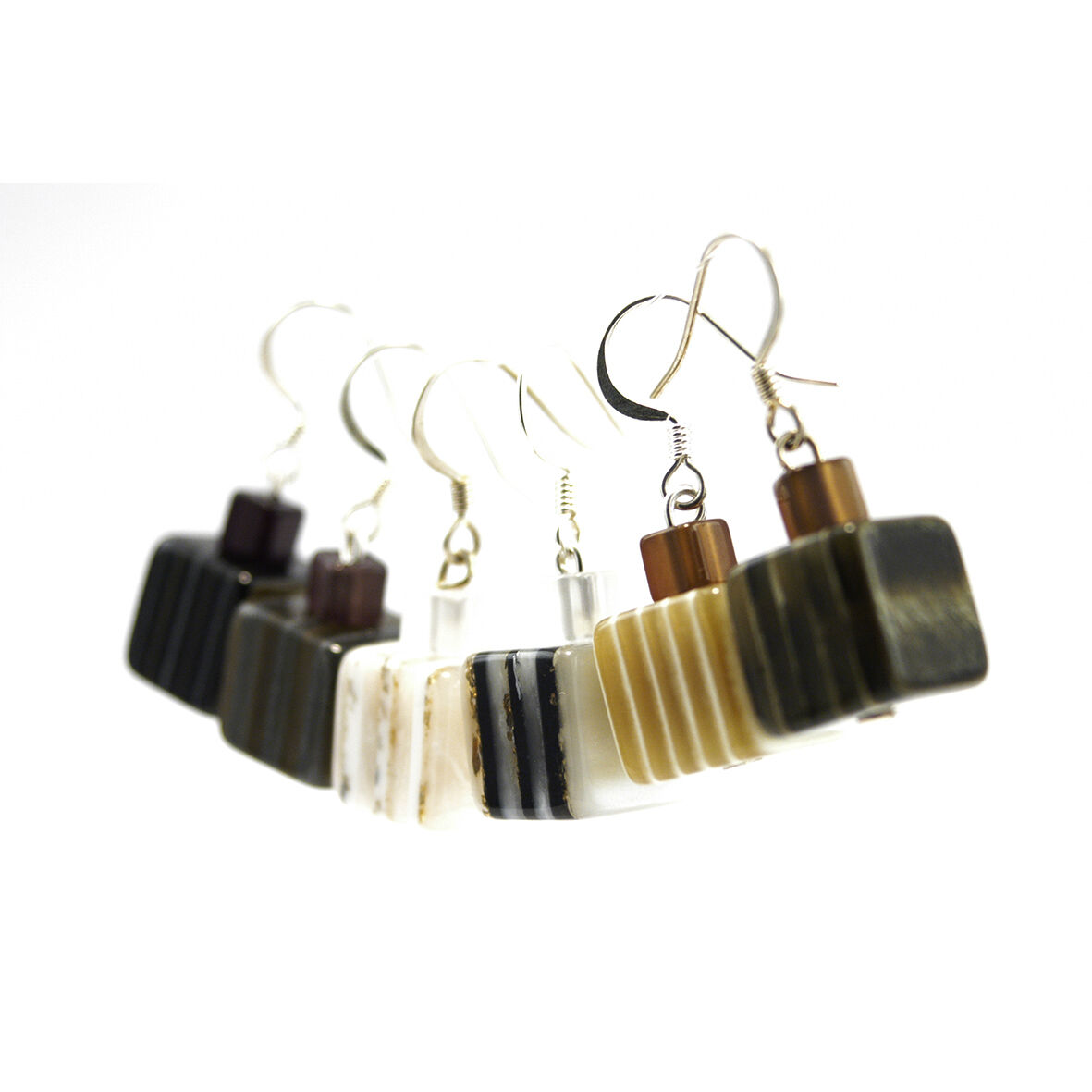 NAMIB Boucles d'oreilles en résine | Lots de 4 paires