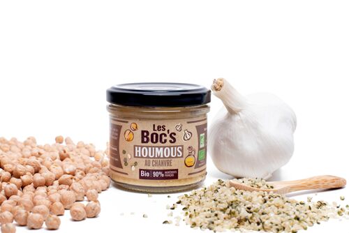 Houmous au chanvre bio