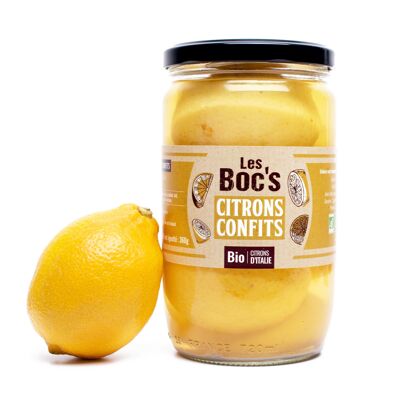 Organic candied lemon - 360g