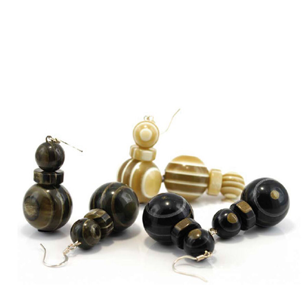 SONORA Boucles d'oreilles en résine | Lot de 2 paires