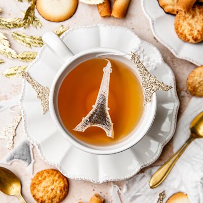 Bio-Teebeutel Eiffelturm - Englisches Frühstück