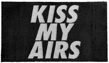 Dos / paillasson - Kiss My Airs - Noir - 120x67cm 1