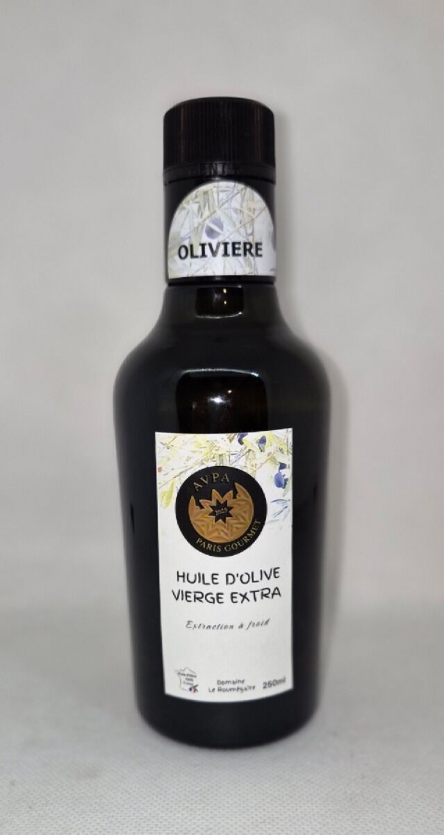 Cuvée “Olivière” – Extra virgin olive oil (Hérault/Occitanie) – Gourmet Gold 2025 AVPA – 250ml