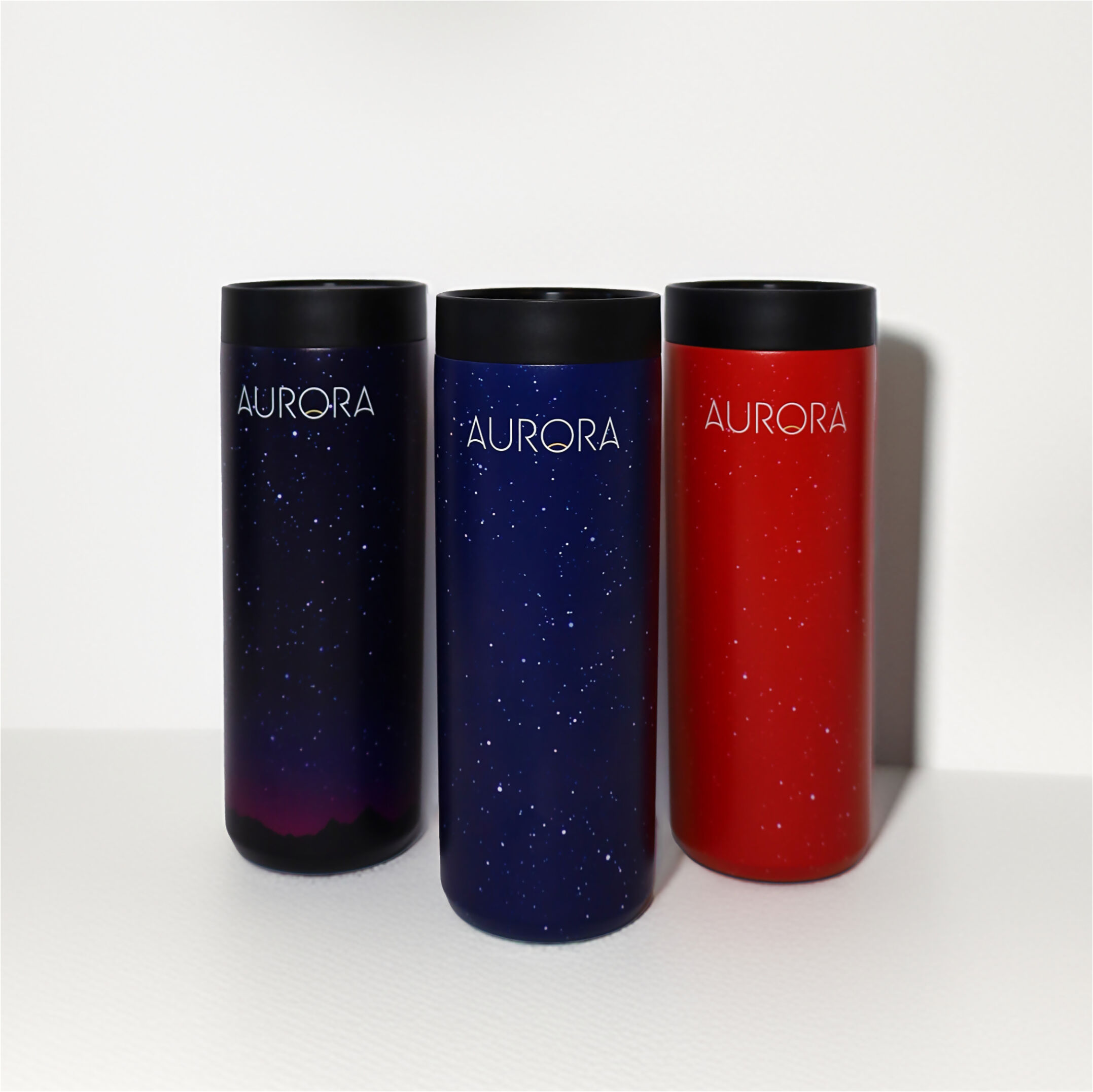 Aurora Thermo Mug 500ml - Double-walled coffee mug to go made of stainless steel - Keeps hot for 6h/cold for 12h, 100% leak-proof - BPA-free, food-safe drinking cup