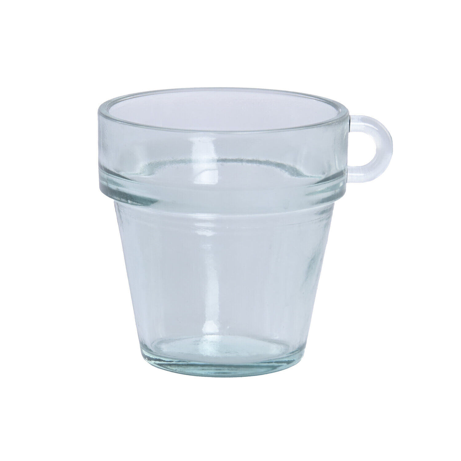 Taza Vidrio Reciclado 10X8,5X9 275Ml Cafe