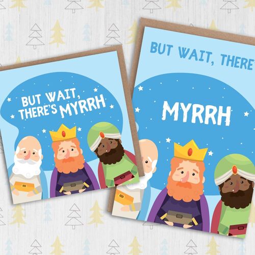 Christmas card: But wait, there's myrrh