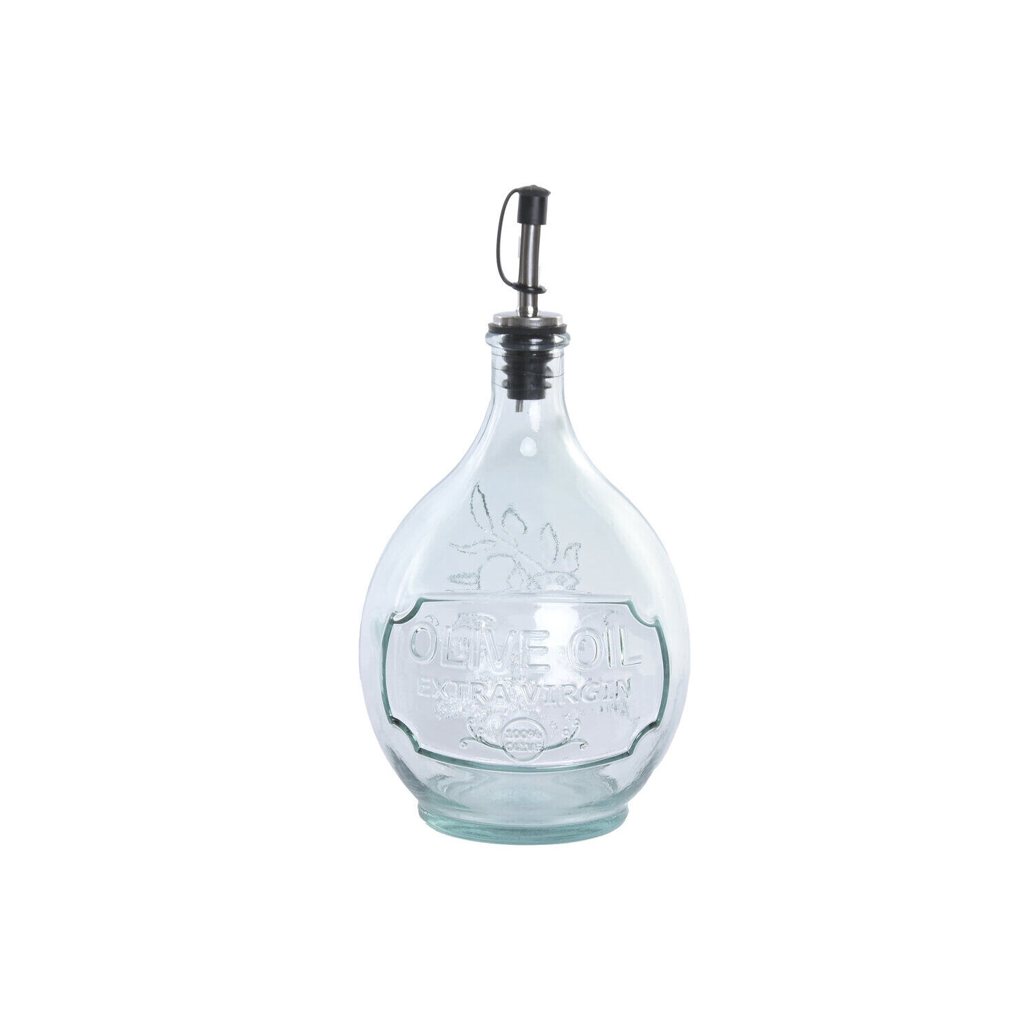 Aceitera Vidrio Reciclado 12,5X12,5X24 1L
