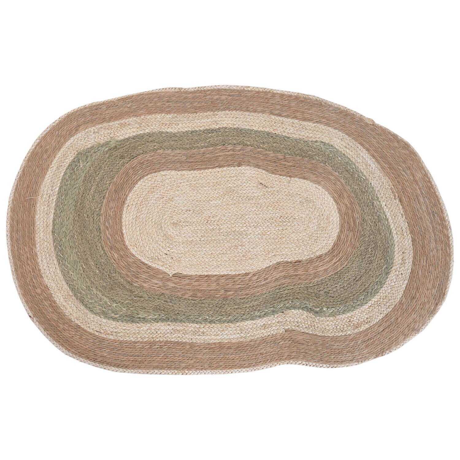 Alfombra Fibra Maiz 120X180 Natural Bicolor