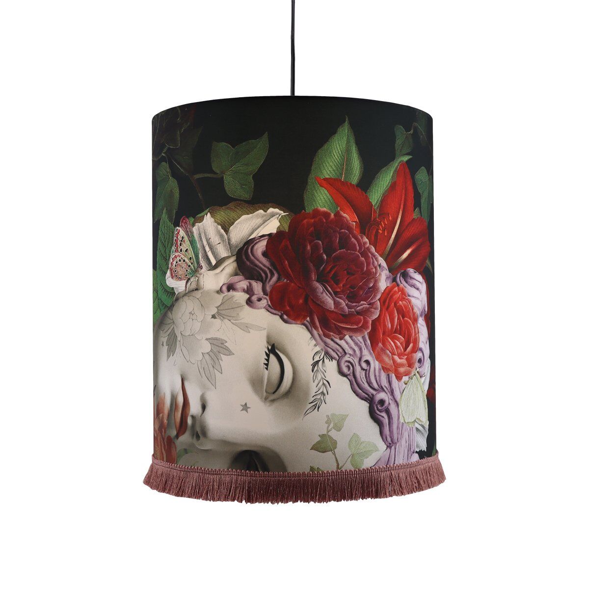Ceiling/Pendant Light 30x36cm with Aphrodite Fringe