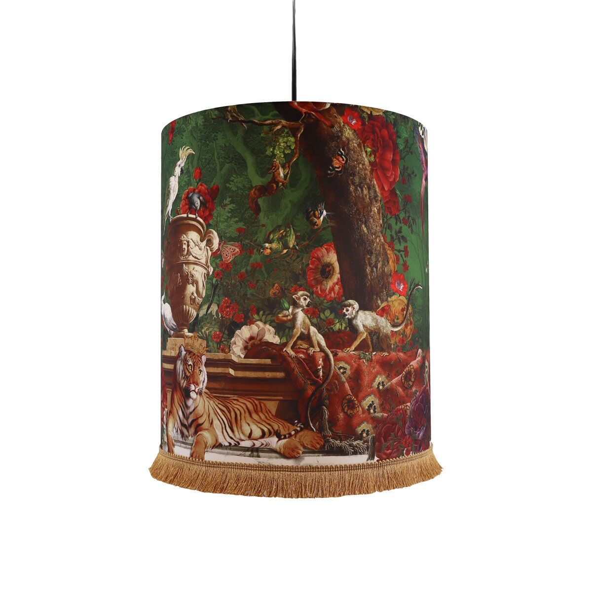 CEILING LIGHT / PENDANT LIGHT 30X36CM FRINGES MACHLI
