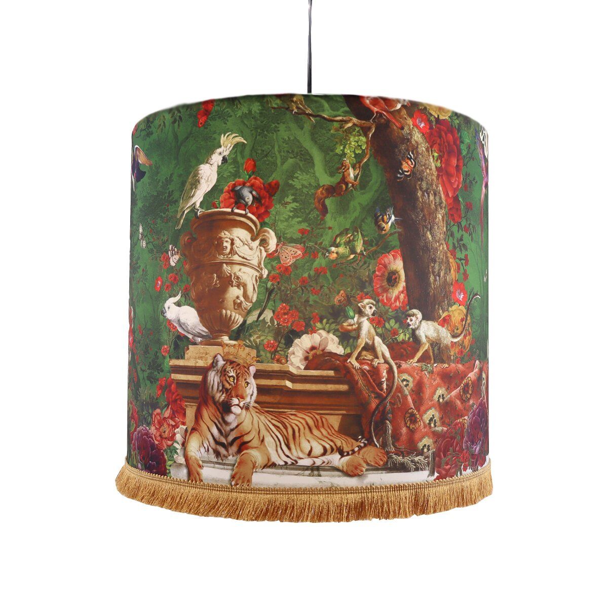 CEILING LIGHT / PENDANT LIGHT 40X36CM FRINGES MACHLI