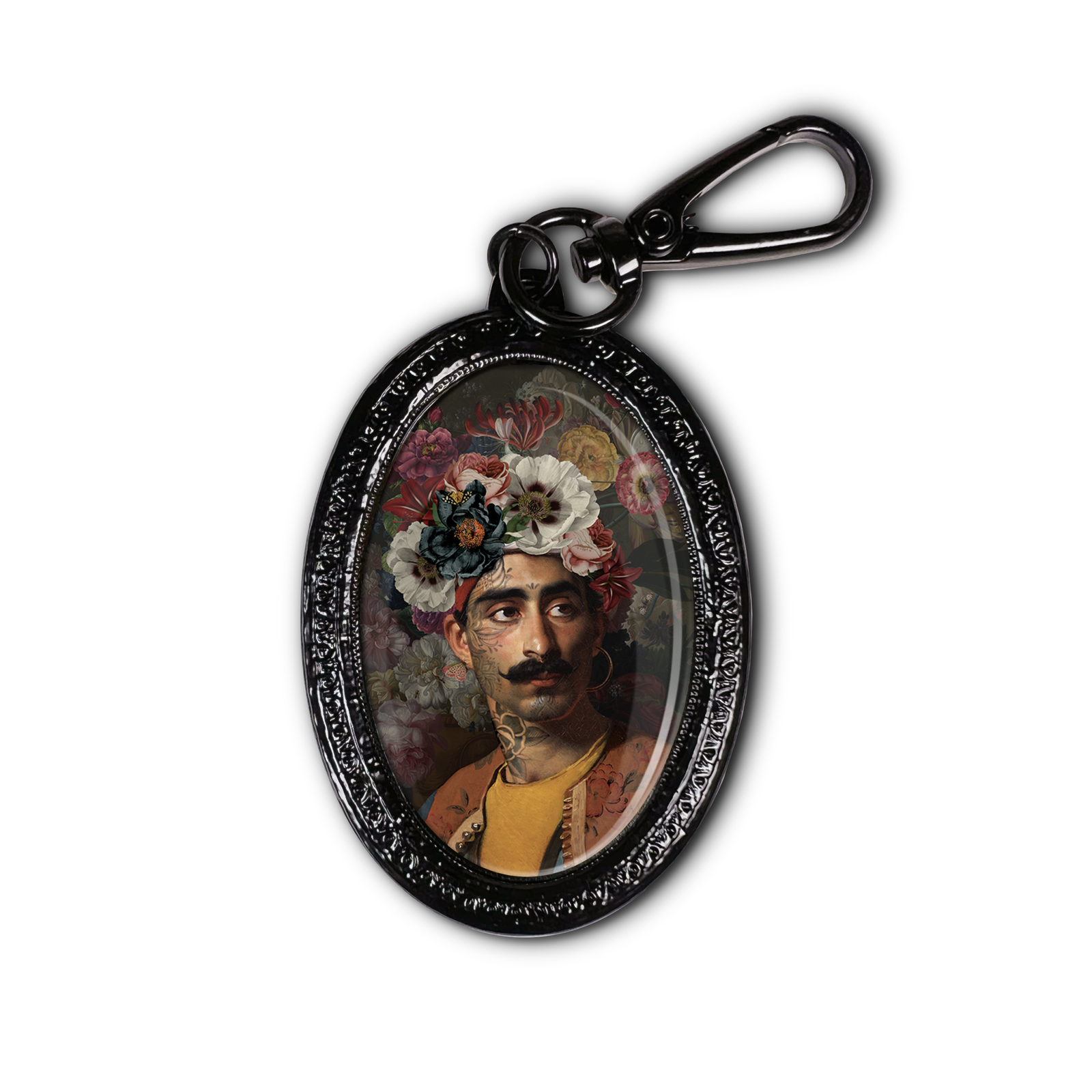HASSAN BLACK KEYCHAIN
