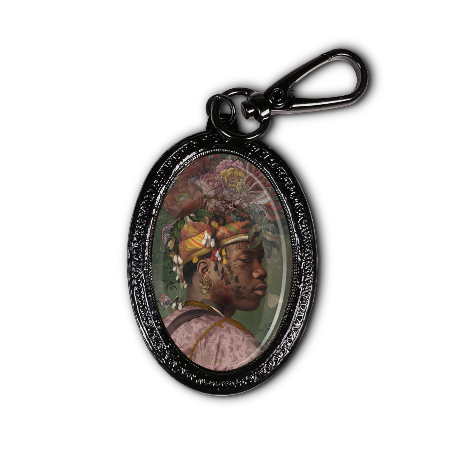 AKEEM BLACK KEYCHAIN