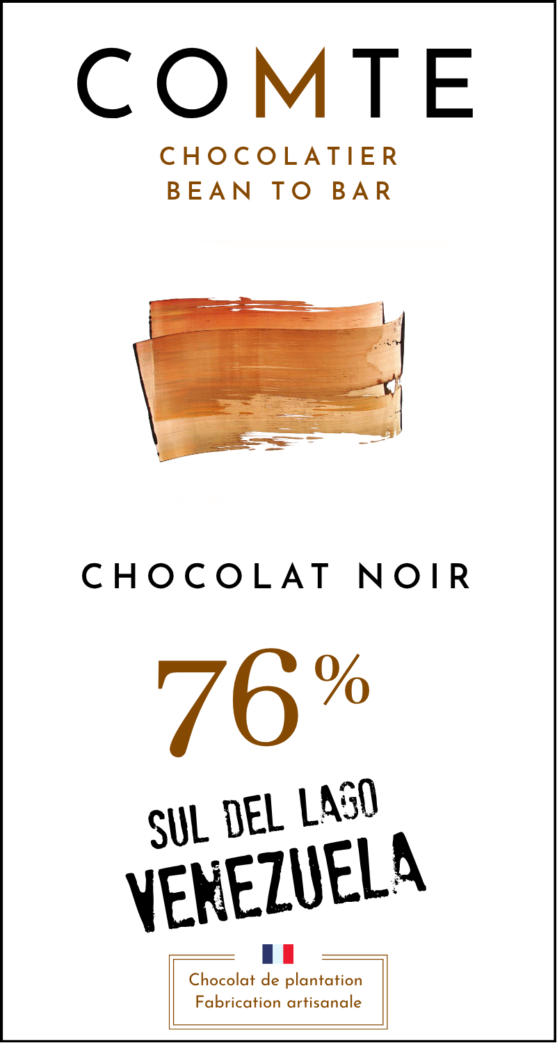 Dark chocolate 76% Cacao Sul del lago Venezuela