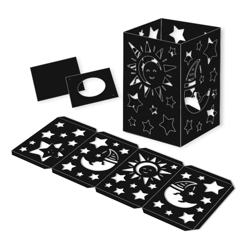 Lantern pack "Sun, Moon & Stars"