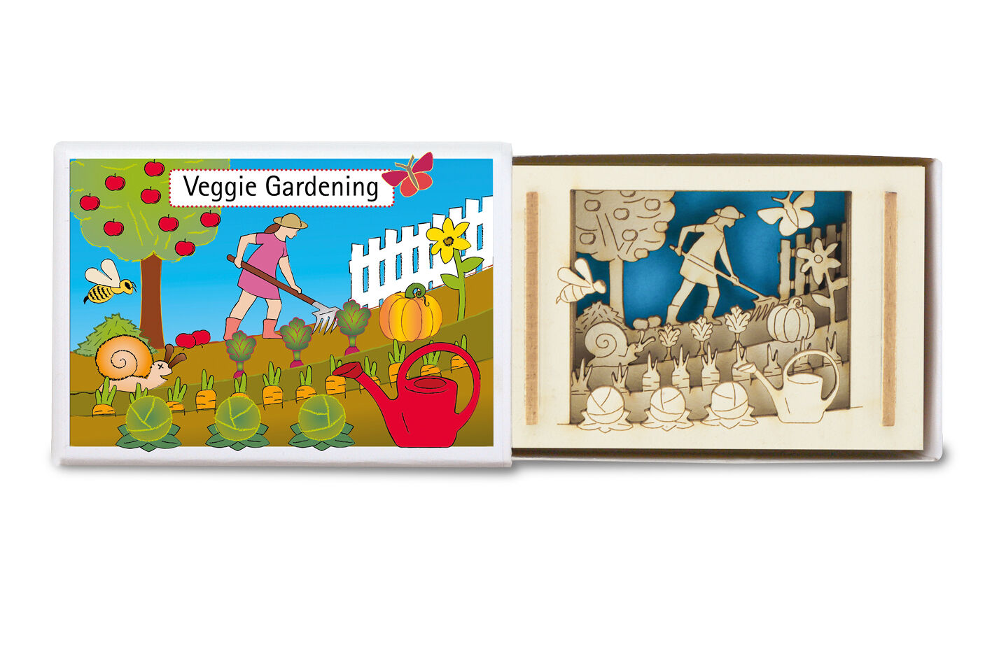 Veggie Gardening–Mini-Silhouette Silhoubox S – Geschenkartikel