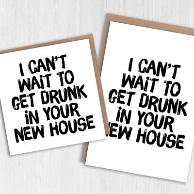 Nuova home card: ubriaco nella tua nuova casa