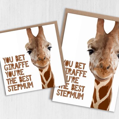 Mother's Day card: You bet giraffe you're the best