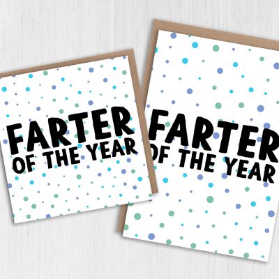 Carte de fête des pères : Farter de l'année