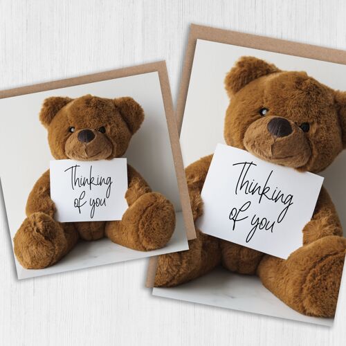 Thinking of you card: Teddy bear