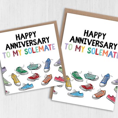 Tarjeta de aniversario: Para mi pareja