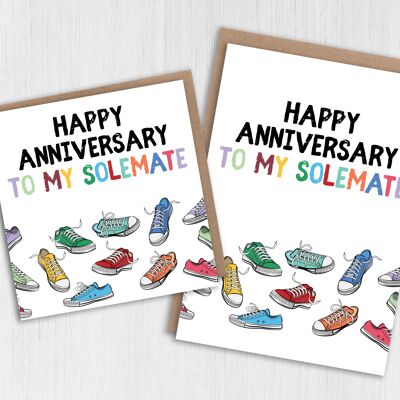 Anniversary card: To my solemate