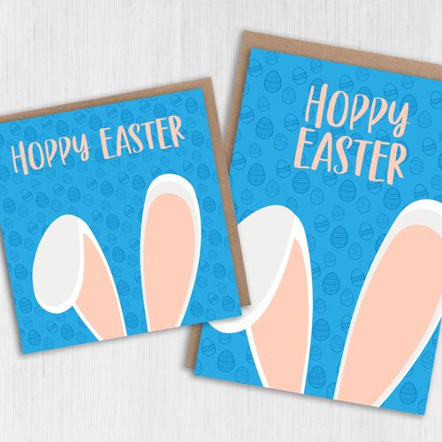 Easter card: Hoppy Easter