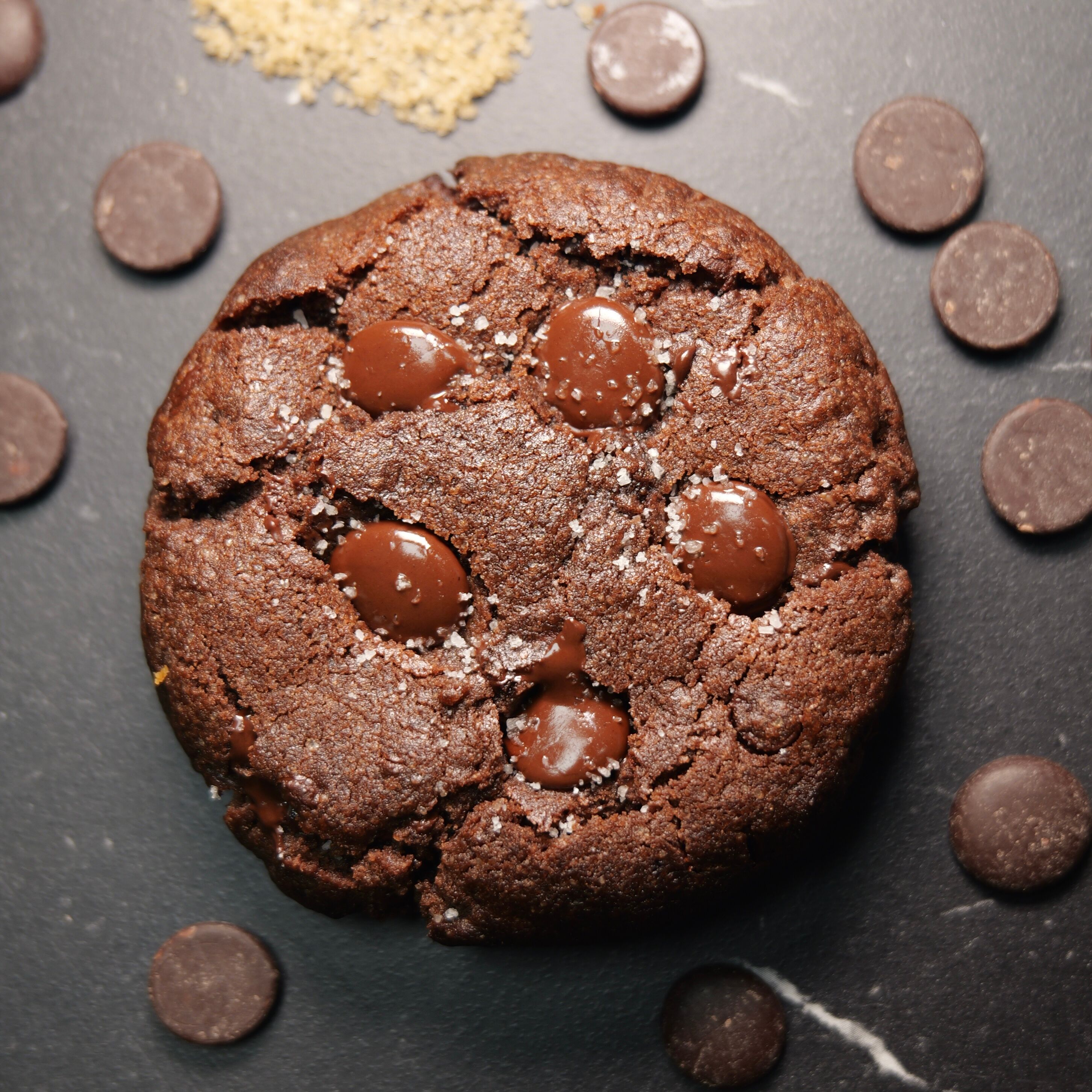 All-chocolate brownie-style cookie