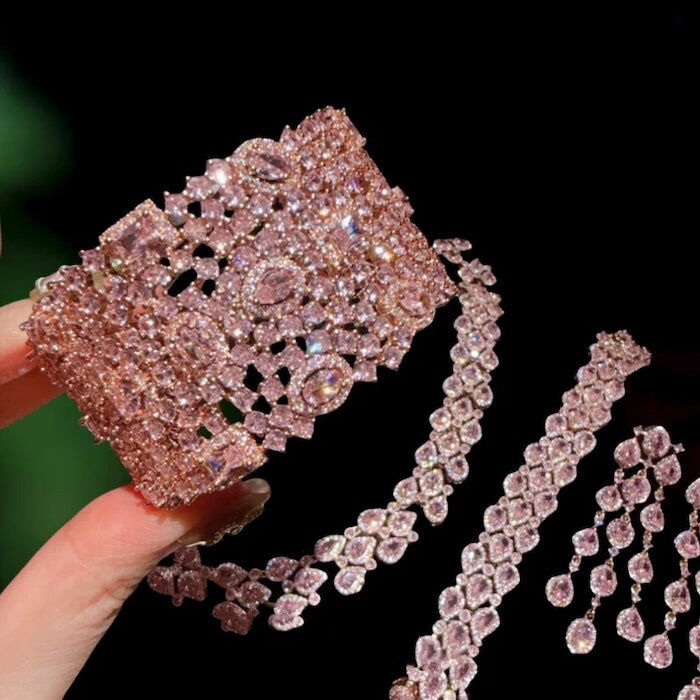 Blush Diamond Couture Jewelry Set