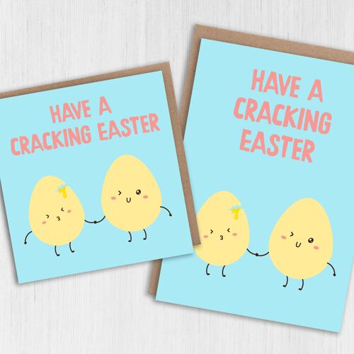 Easter card: Have a cracking Easter