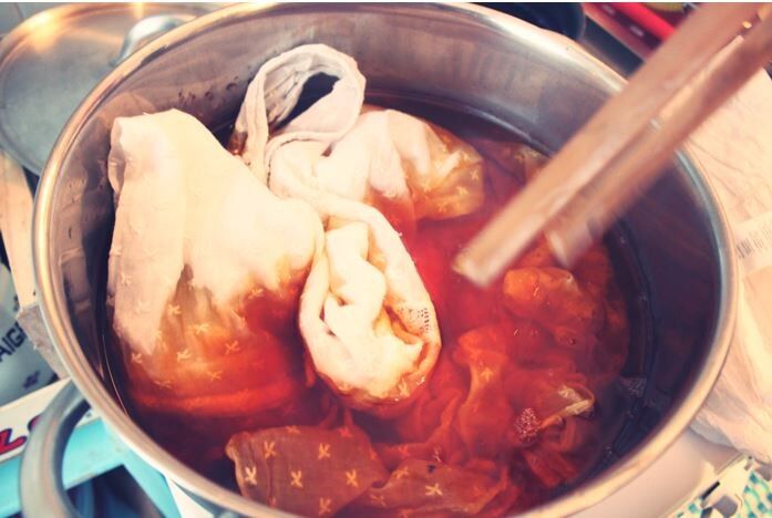 MANDARIN DYE 100g TOP OF THE RANGE ALL TEXTILES