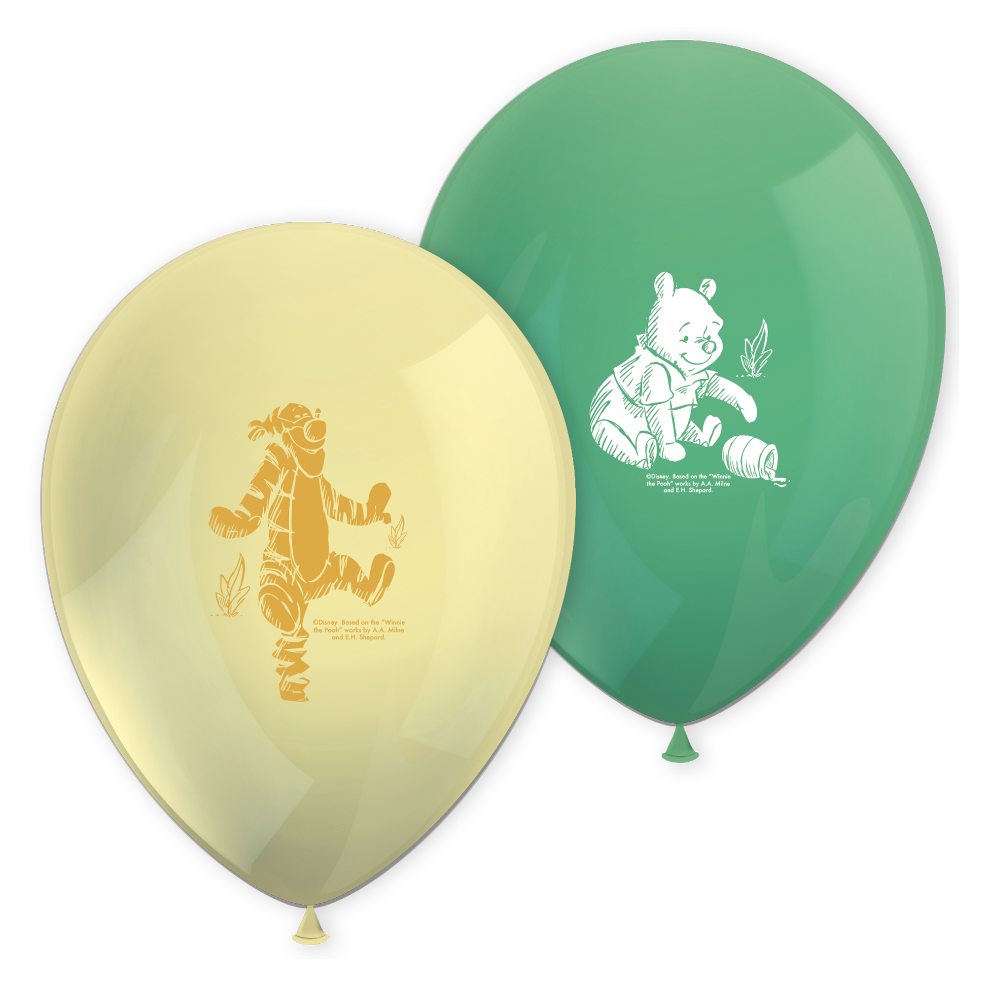 8 Latexballons – Winnie Puuh liebt die Natur