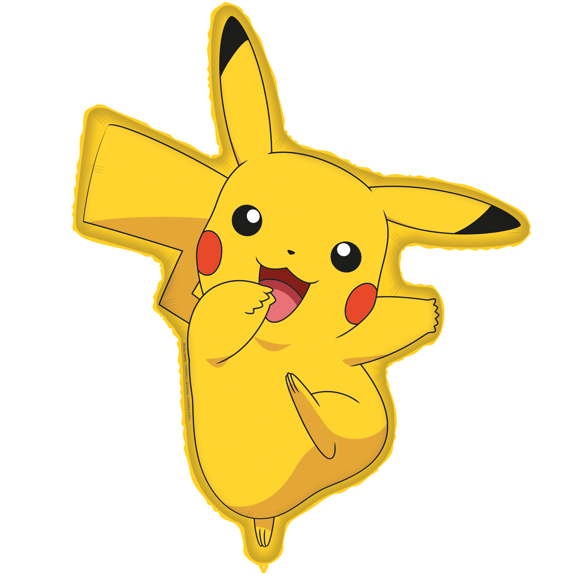 1 Folienballon 60x77cm Pokémon-Form Supersize-Pokémon