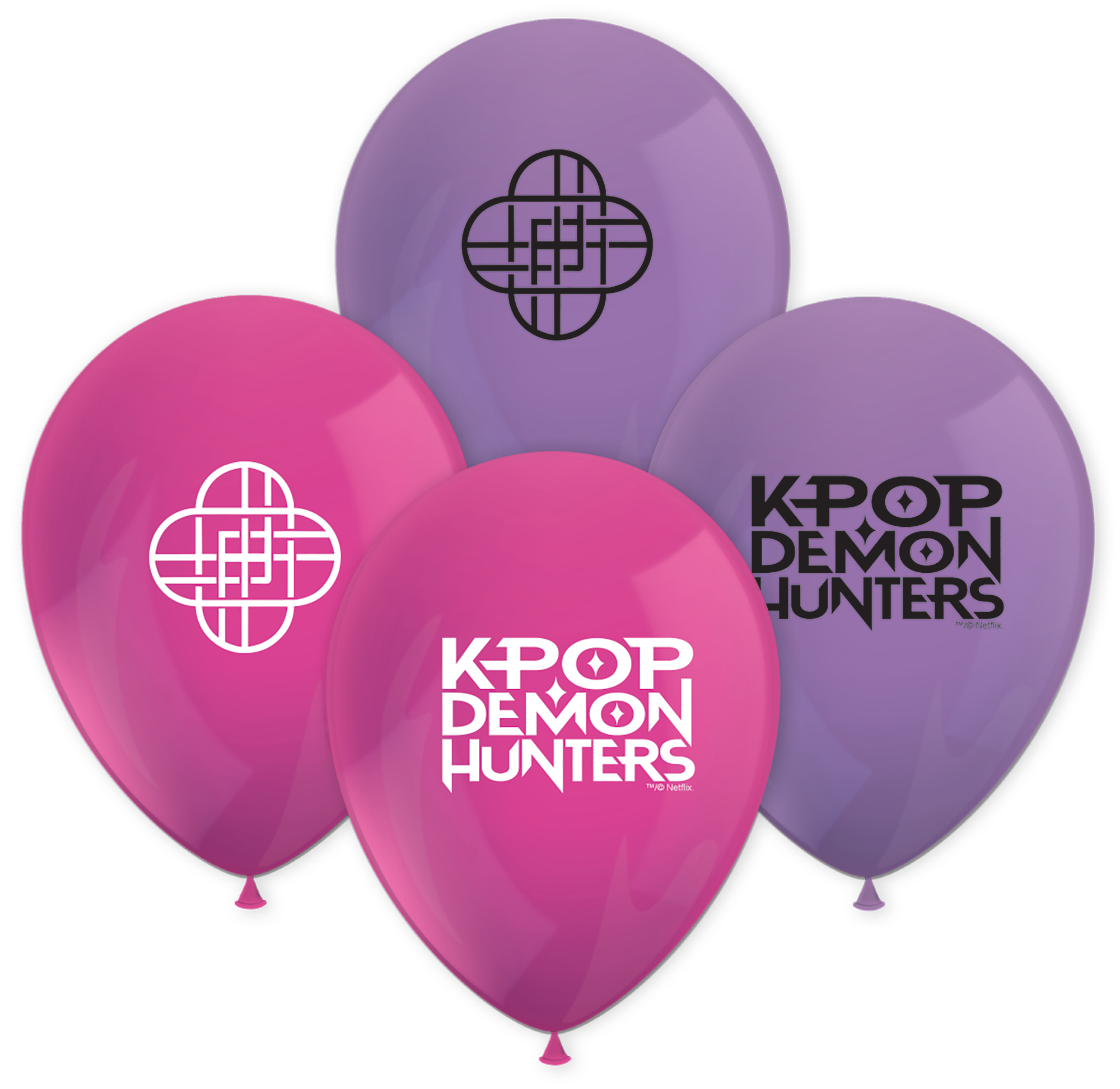 8 Latexballons K-Pop Dämonenjäger