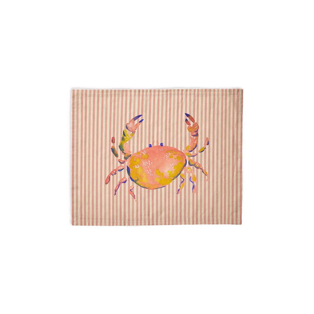 Set de Table Motif Crabe Aquarelle