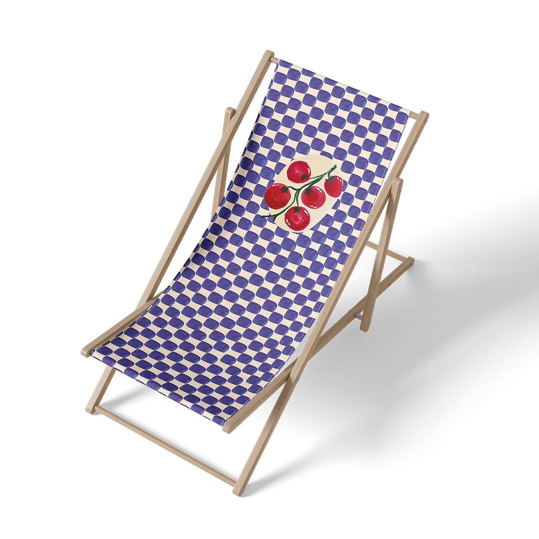 Transat Motif Tomates sur Damier