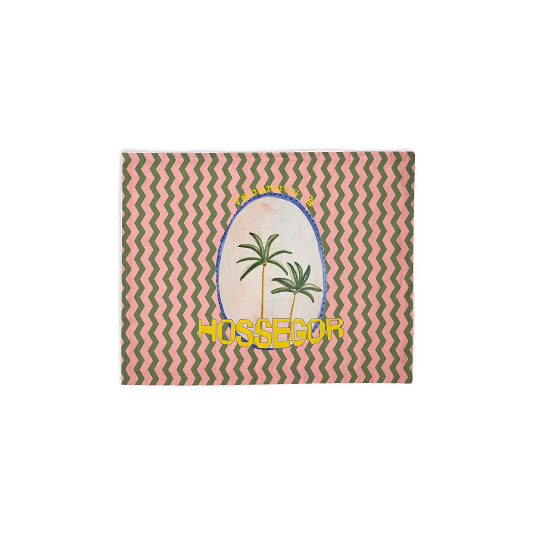 Set de Table Personnalisable Palmiers Chevrons