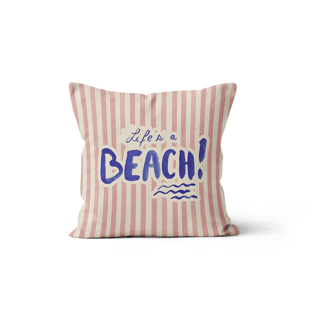 Coussin Life's a Beach