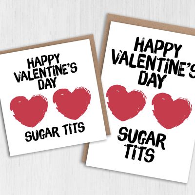 Valentine's Day card: Sugar tits