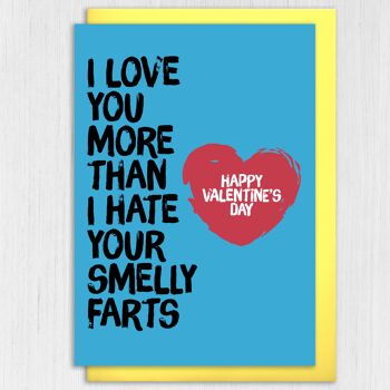 Carte de Saint Valentin : pets malodorants 3