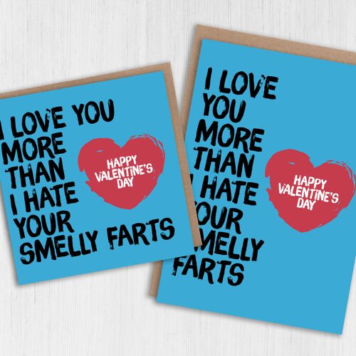 Valentine's Day card: Smelly farts