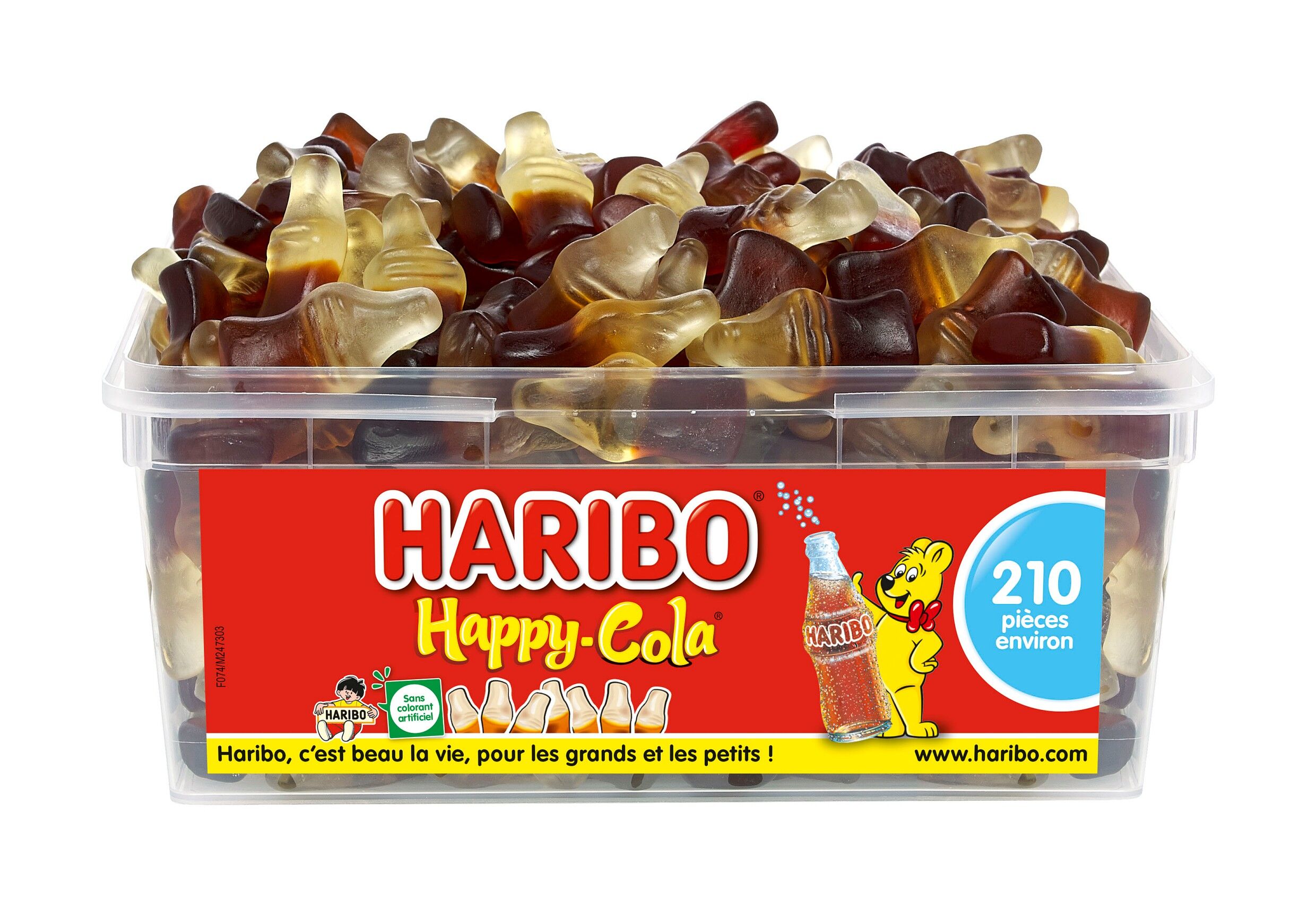 HARIBO Happy Cola 210-Piece Tub
