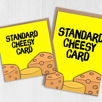 Greetings card: Standard cheesy card