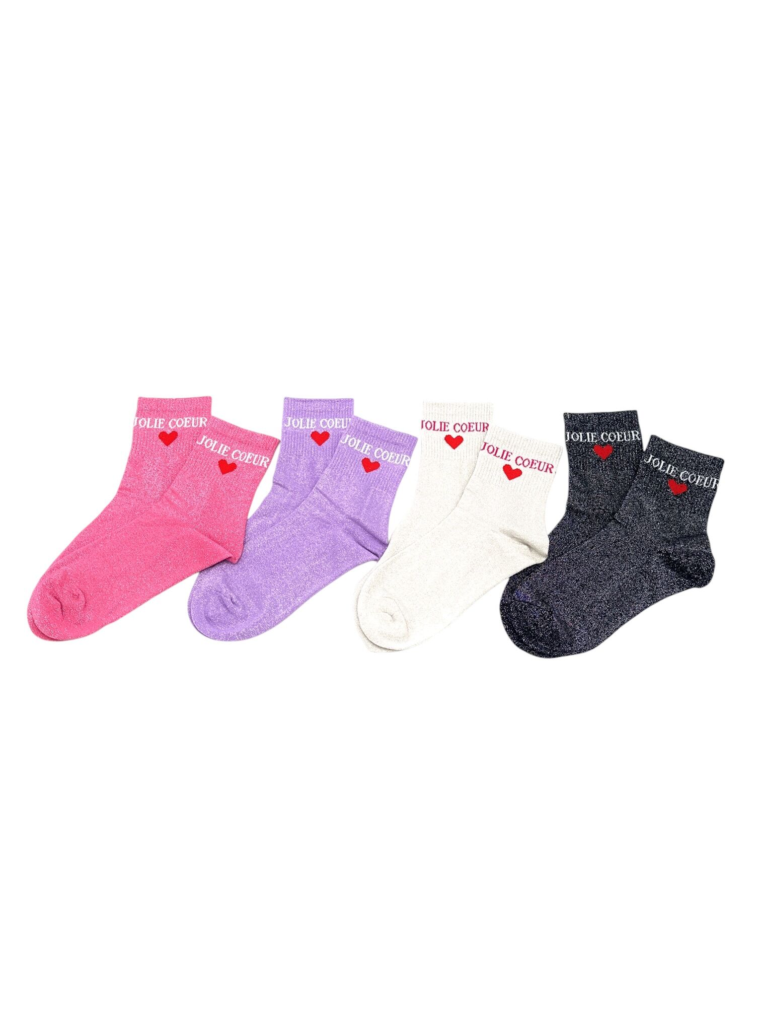 SEQUIN SOCK - PRETTY HEART