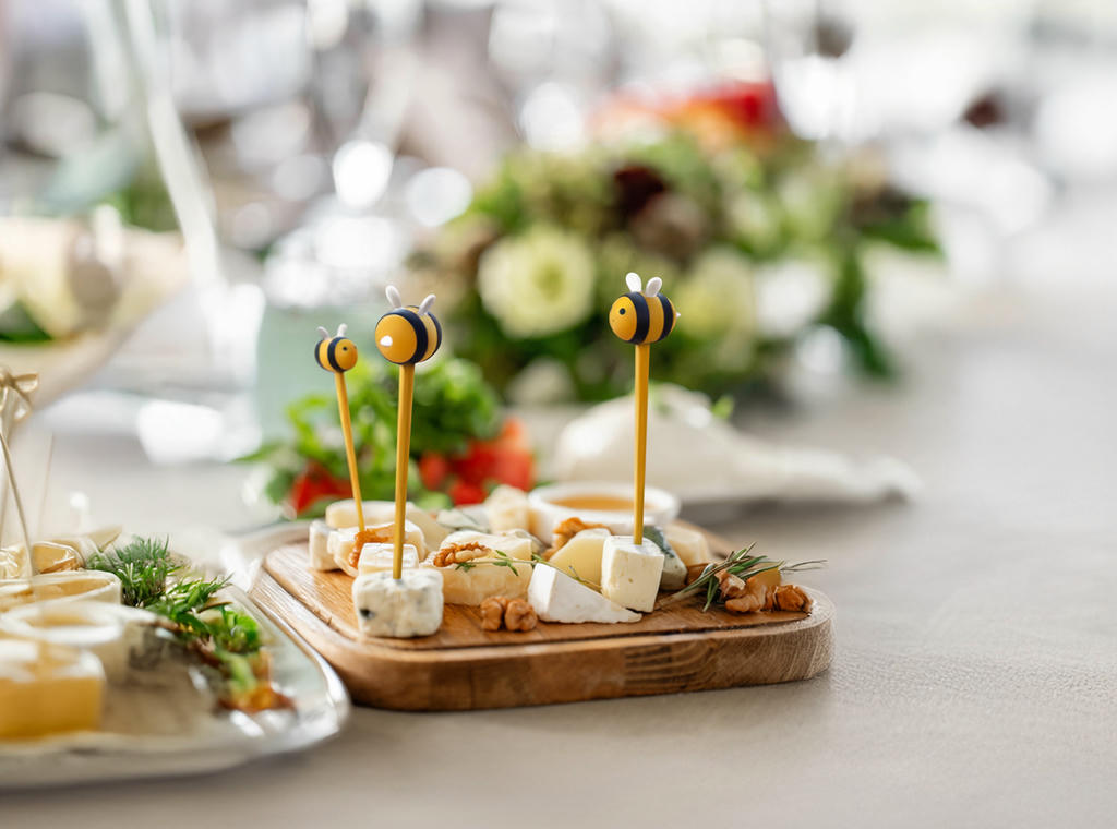 Bienen Foodpicks 8er Set