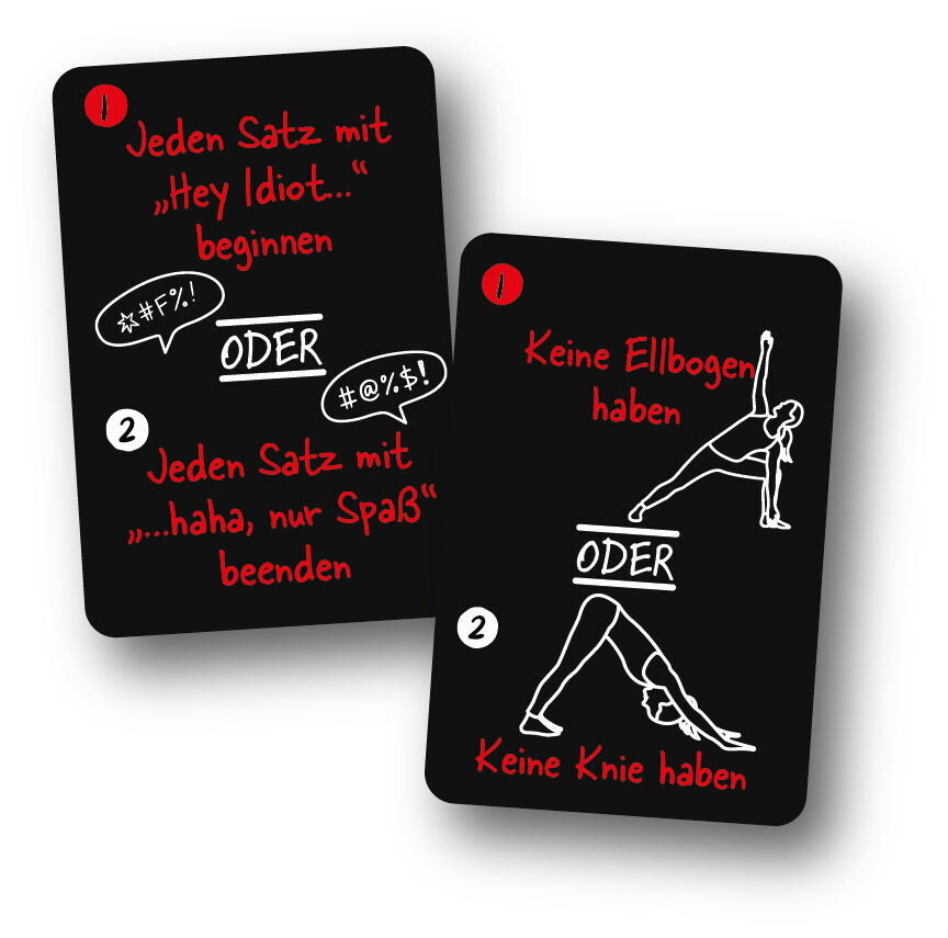 Die Qual der Qual Kartenspiel