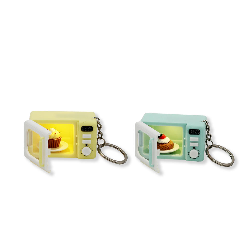 Schlüsselanhänger Mini Mikrowelle