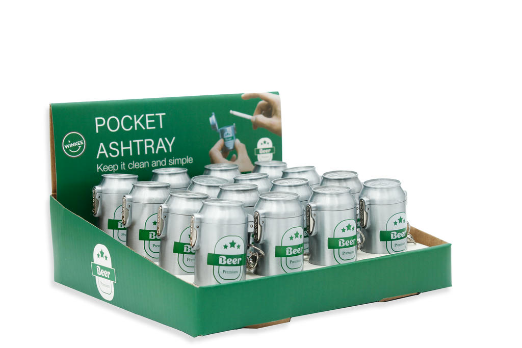 Taschen Aschenbecher Bier
