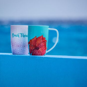 TASSE AVEC COUVERCLE ET PASSOIRE À THÉ "DIVE DANCE ISLAND" 6